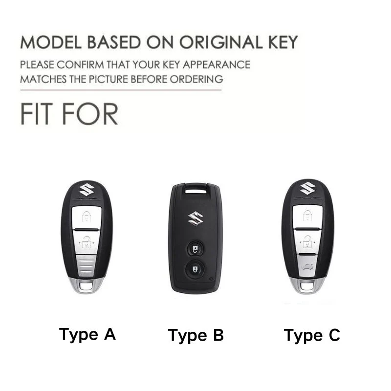 Suzuki Metal Shell & Soft Silicone Full Protection Car Key Fob Case Cover For Swift, Vitara, S-Cross, SX4 - Image 7