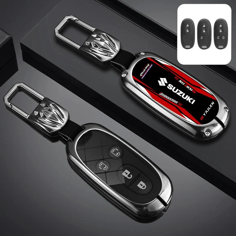 Suzuki Stylish Racing-inspired Design Car Key Fob Case Cover For Hustler, SX4, S-Cross, Baleno, Ertiga, Ciaz, Ignis, Kizashi, Swift, Vitara, Alto, Celerio, Brezza - Image 10