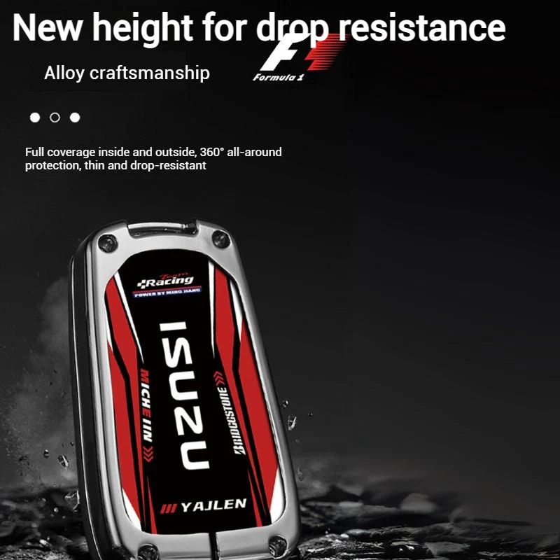 Suzuki Stylish Racing-inspired Design Car Key Fob Case Cover For Hustler, SX4, S-Cross, Baleno, Ertiga, Ciaz, Ignis, Kizashi, Swift, Vitara, Alto, Celerio, Brezza - Image 3