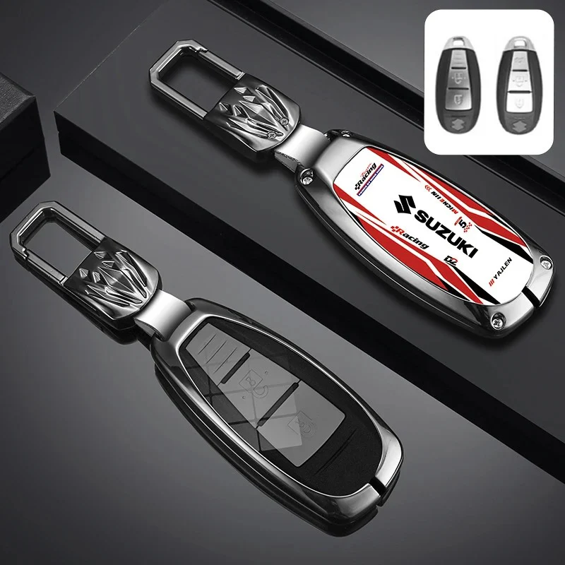 Suzuki Stylish Racing-inspired Design Car Key Fob Case Cover For Hustler, SX4, S-Cross, Baleno, Ertiga, Ciaz, Ignis, Kizashi, Swift, Vitara, Alto, Celerio, Brezza - Image 7
