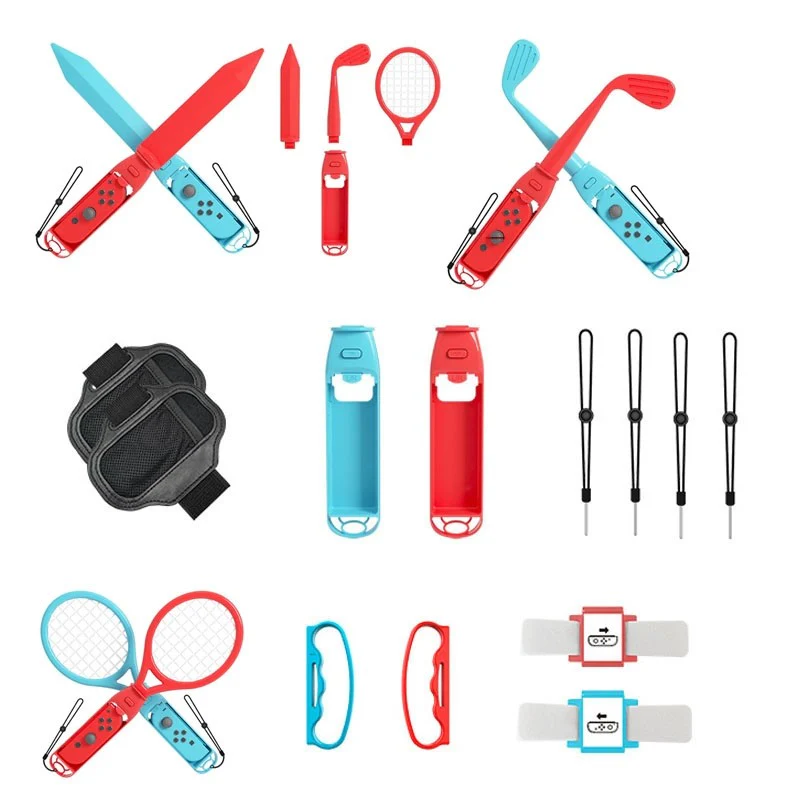 Switch 18 In 1 Lightsaber + Golf Racket + Grip Somatosensory Sports Set - Image 2
