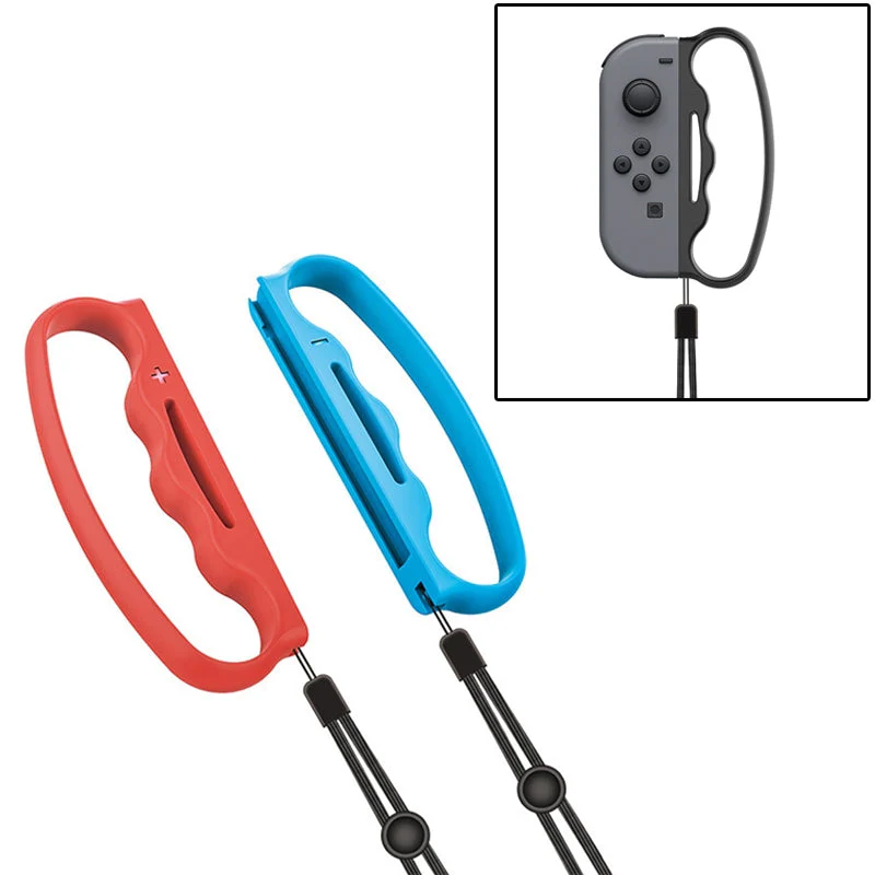 Switch Joy-Con Small Handle Boxing Grip Gamepad Grip with Strap - Image 3