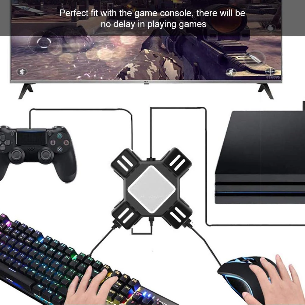 Switch Xbox One PS4 PS3 KX Keyboard and Mouse Adapter Controller Converter - Image 7