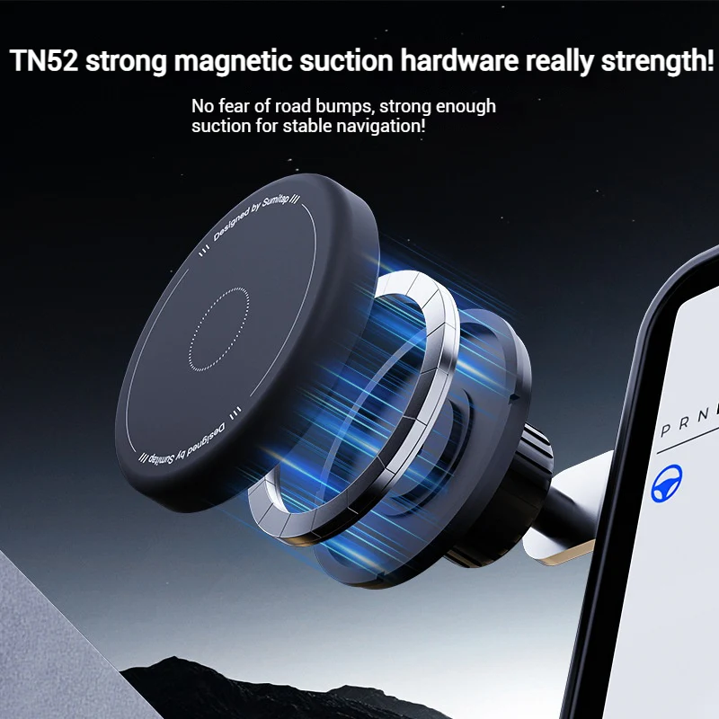 Tesla Car-Specific Model 3/Y For Silicone Magnetic MagSafe Sliding Car Screen Mount - Image 3
