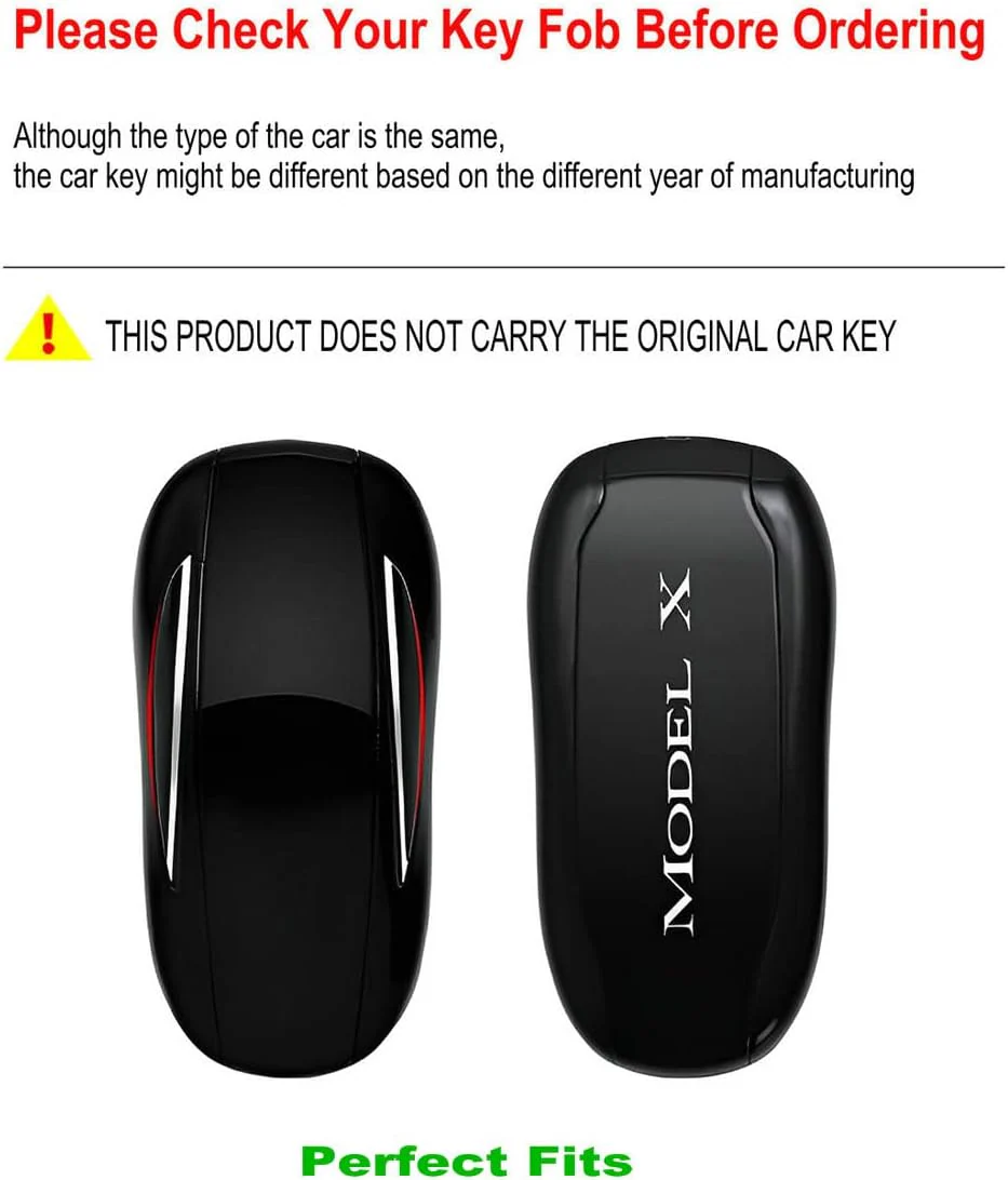 Tesla Metal Car Key Fob Casefor Model X - Image 5