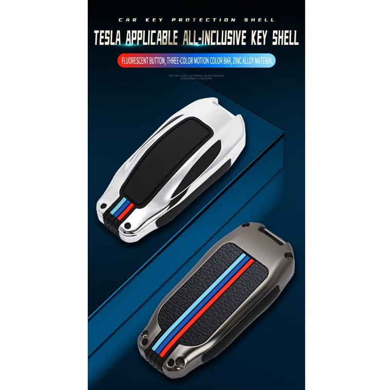 Tesla Metal Car Key Fob Casefor Model X - Image 6