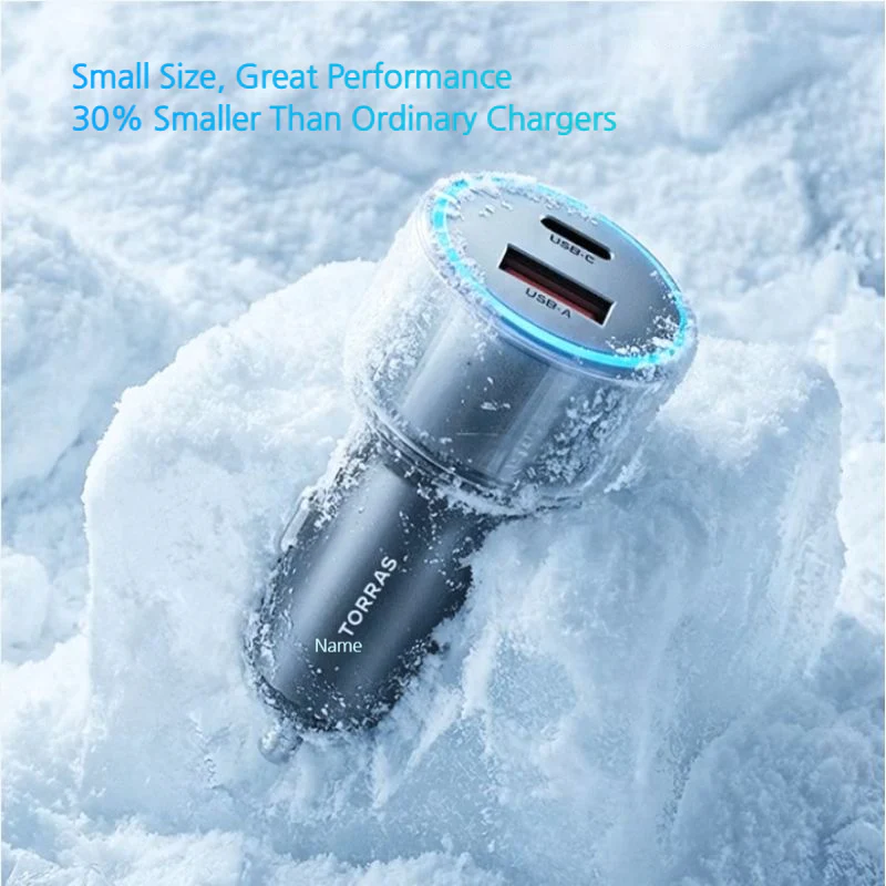 TORRAS 75W Dual-Port Super Fast Car Charger - Image 7