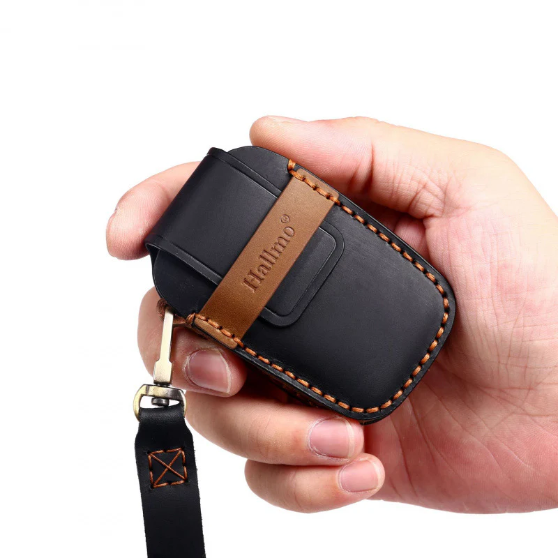 Toyota Handcrafted Genuine Leather Car Key Fob Protective Case Cover For Highlander, RAV4, Camry, Sienna, Tacoma, 4Runner, Tundra, Sequoia, Land Cruiser - Image 8