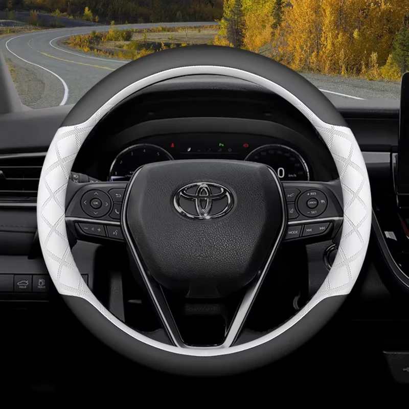 Toyota Ultra-Thin Anti-Slip Steering Wheel Cover For Camry (9th Gen), RAV4, Corolla, Levin, Fenghan, Highlander, Avalon - Image 5