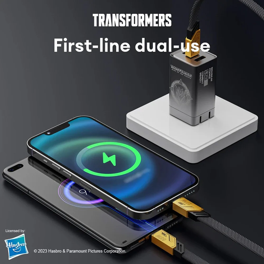 Transformers TF-A09 Braided Two-in-One Magnetic Charging Cable - Image 10
