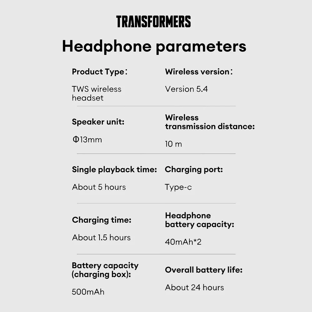 Transformers TF-T27 ANC Active Noise Cancellation Earphones - Image 12