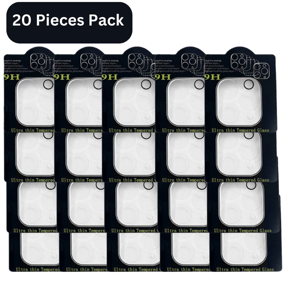 [Transparent] iPhone 15 Pro & 15 Pro Max - Back Camera Lens Glass Protector - Image 3