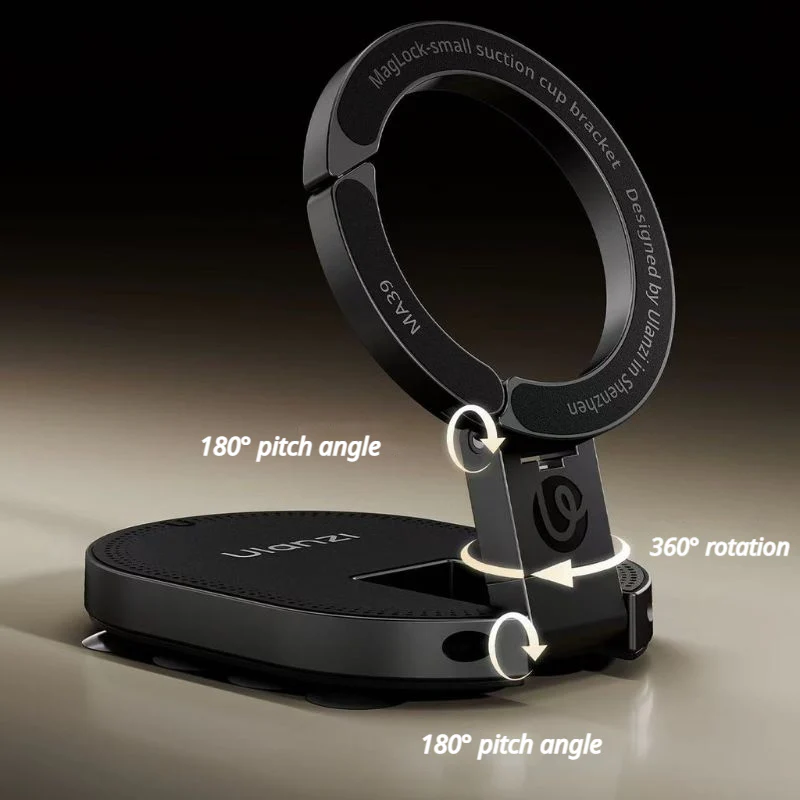 Ulanzi MA39 Magnetic Suction Mount – MagSafe Compatible Mini Phone Holder for iPhone & Android - Image 3