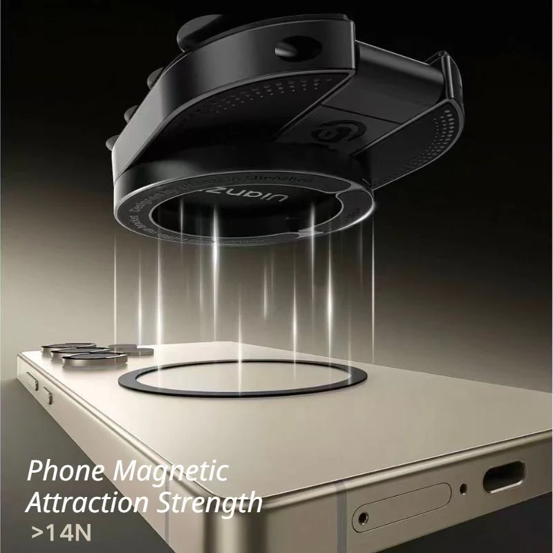 Ulanzi MA39 Magnetic Suction Mount – MagSafe Compatible Mini Phone Holder for iPhone & Android - Image 4