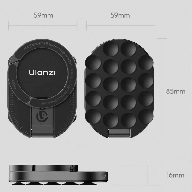 Ulanzi MA39 Magnetic Suction Mount – MagSafe Compatible Mini Phone Holder for iPhone & Android - Image 7