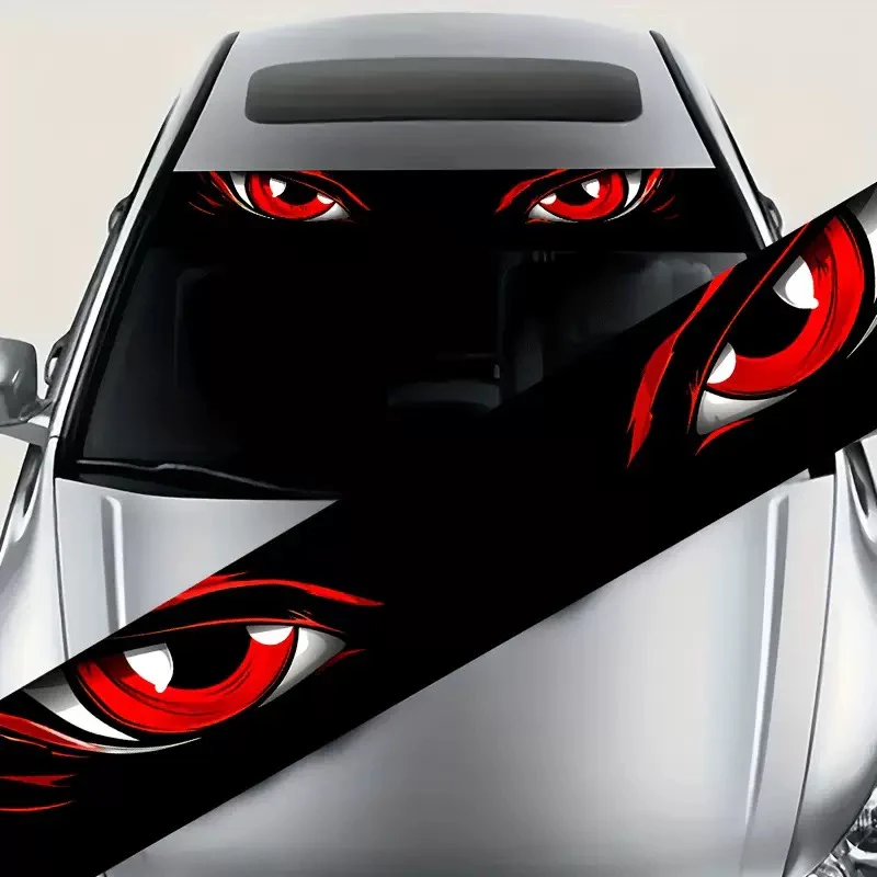 Universal Eye Decorative Sticker for Car Windshield (Pack of 2)