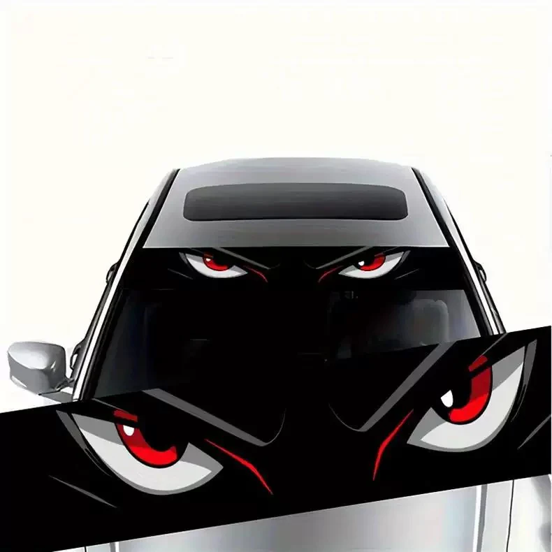 Universal Eye Decorative Sticker for Car Windshield (Pack of 2) - Image 7