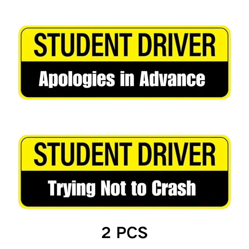 Universal Magnetic New Driver Car Sign – Removable & Reusable Safety Sticker for Vehicles (3 Pack) - Image 13