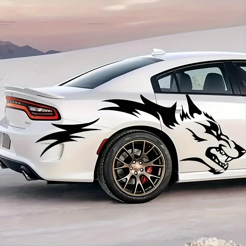 Universal Wolf Pattern Body Decal Sticker for Cars (1 Pair)