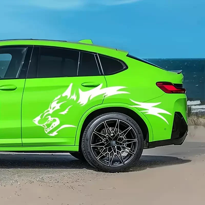 Universal Wolf Pattern Body Decal Sticker for Cars (1 Pair) - Image 4