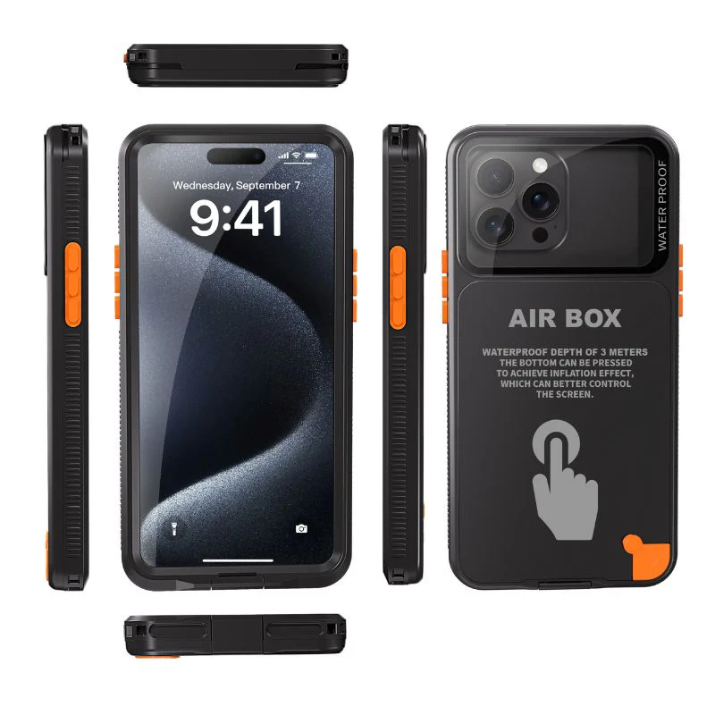 [Up to 6.1 inch] Redpepper Universal Waterproof Heavy Duty Lifeproof Phone Case