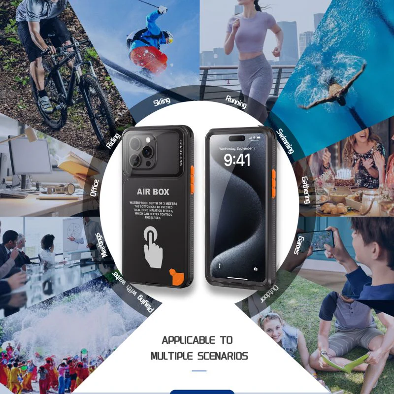 [Up to 6.1 inch] Redpepper Universal Waterproof Heavy Duty Lifeproof Phone Case - Image 10