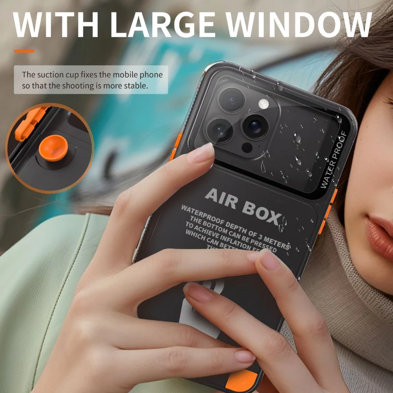 [Up to 6.1 inch] Redpepper Universal Waterproof Heavy Duty Lifeproof Phone Case - Image 6