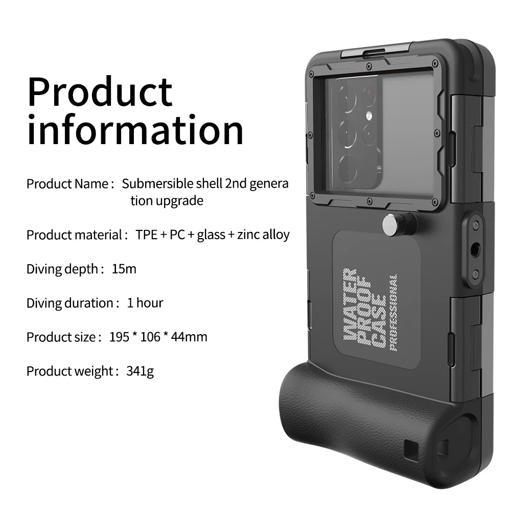 [Up to 6.9"] Redpepper Universal 15m Depth Diving Waterproof Phone Case - Image 14