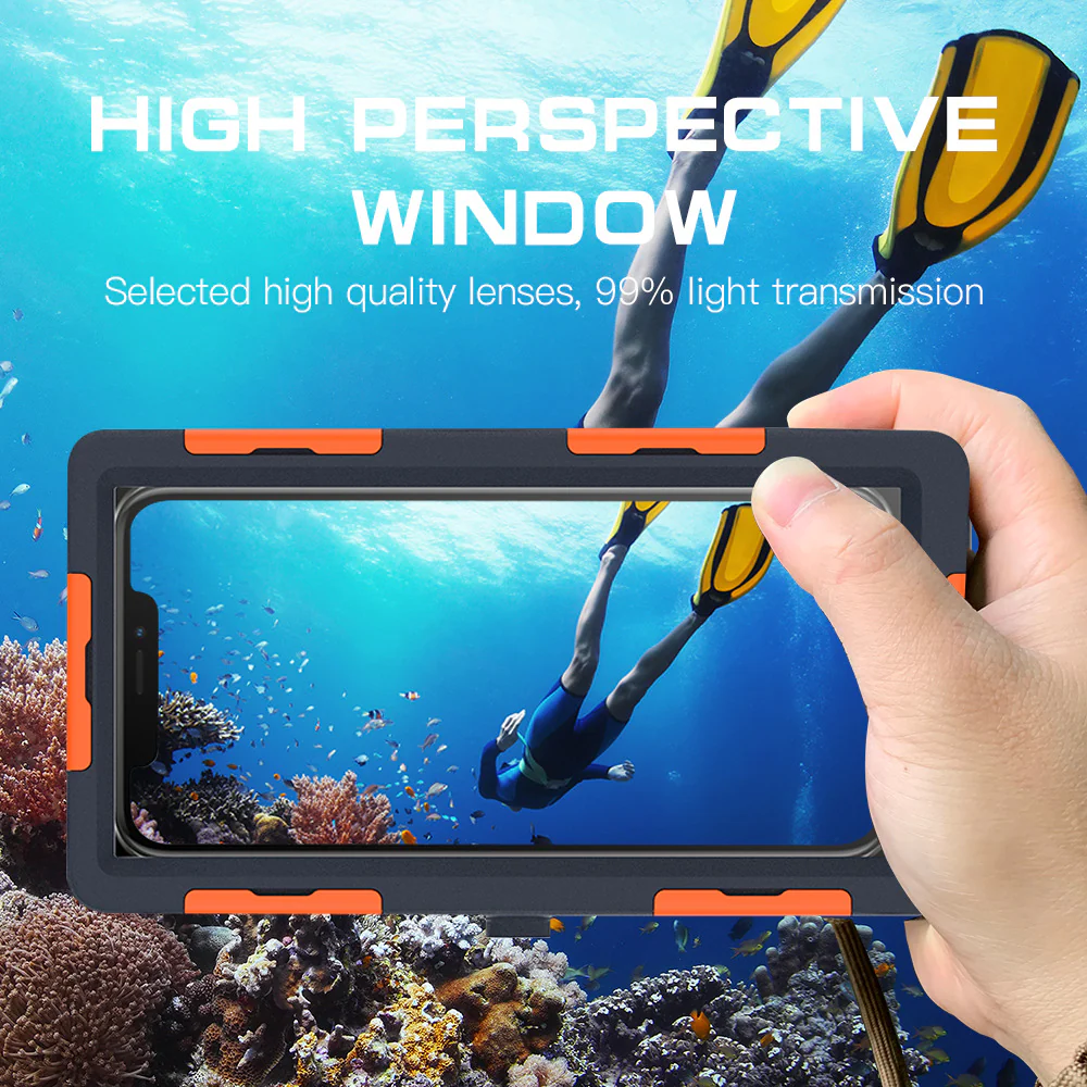 [Up to 6.9"] Redpepper Universal 15m Depth Diving Waterproof Phone Case - Image 16