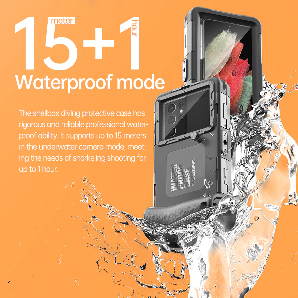 [Up to 6.9"] Redpepper Universal 15m Depth Diving Waterproof Phone Case - Image 8