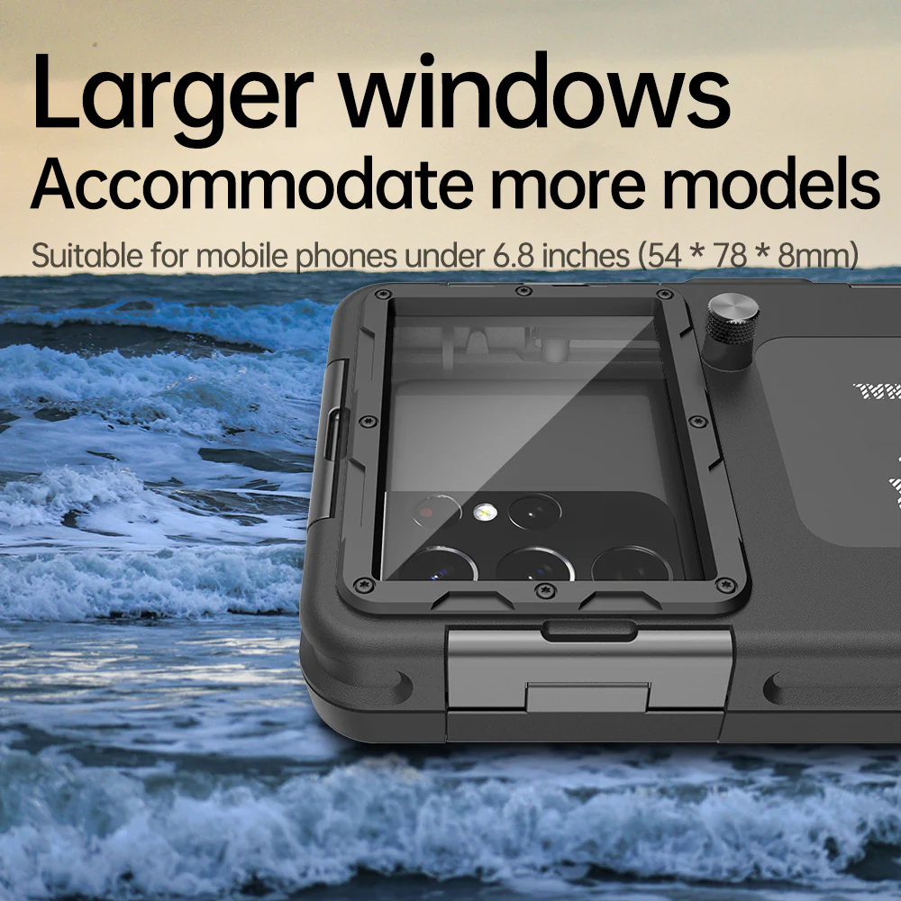 [Up to 6.9"] Redpepper Universal 15m Depth Diving Waterproof Phone Case - Image 9