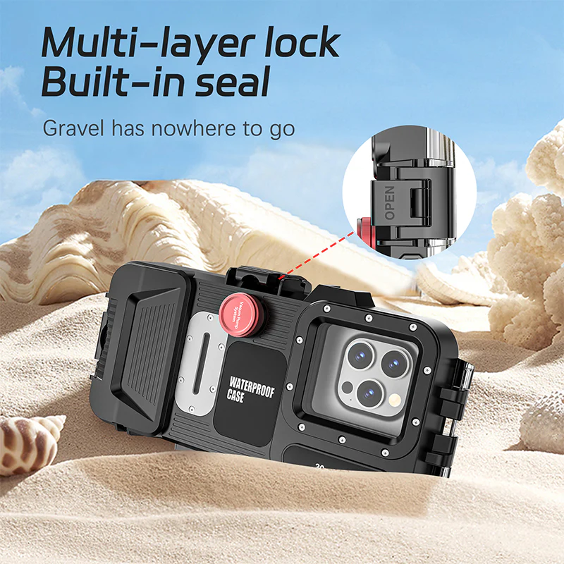 [Upgrade Version Bluetooth Version][Diving IPX8 30M/98FT Waterproof] Universal iPhone - Redpepper Underwater Protective Lanyard Mobile Phone Case - Image 11