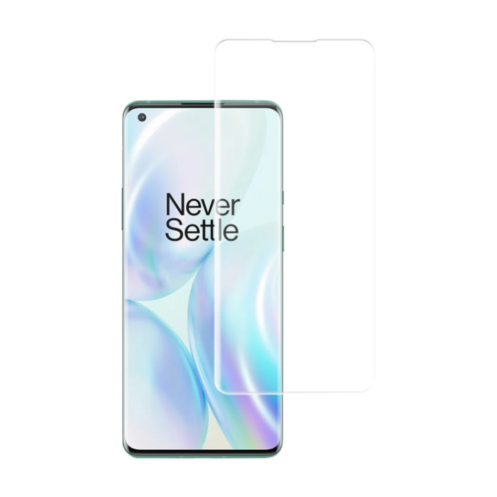 [UV Glue] [HD] OnePlus 8 Pro - UV Full Covered Curved 9H Tempered Glass Screen Protective Protector - Image 2