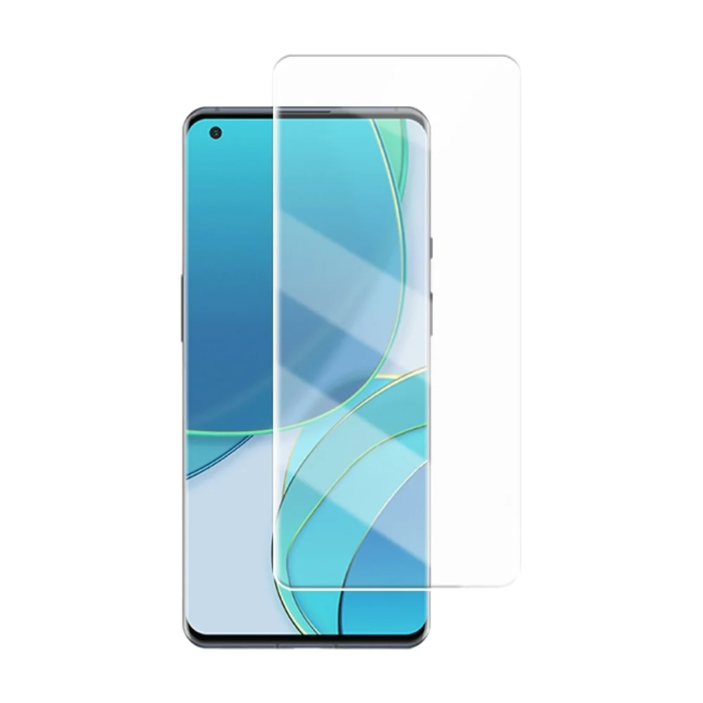 [UV Glue] [HD] OnePlus 9 Pro - UV Full Covered Curved 9H Tempered Glass Screen Protective Protector - Image 2