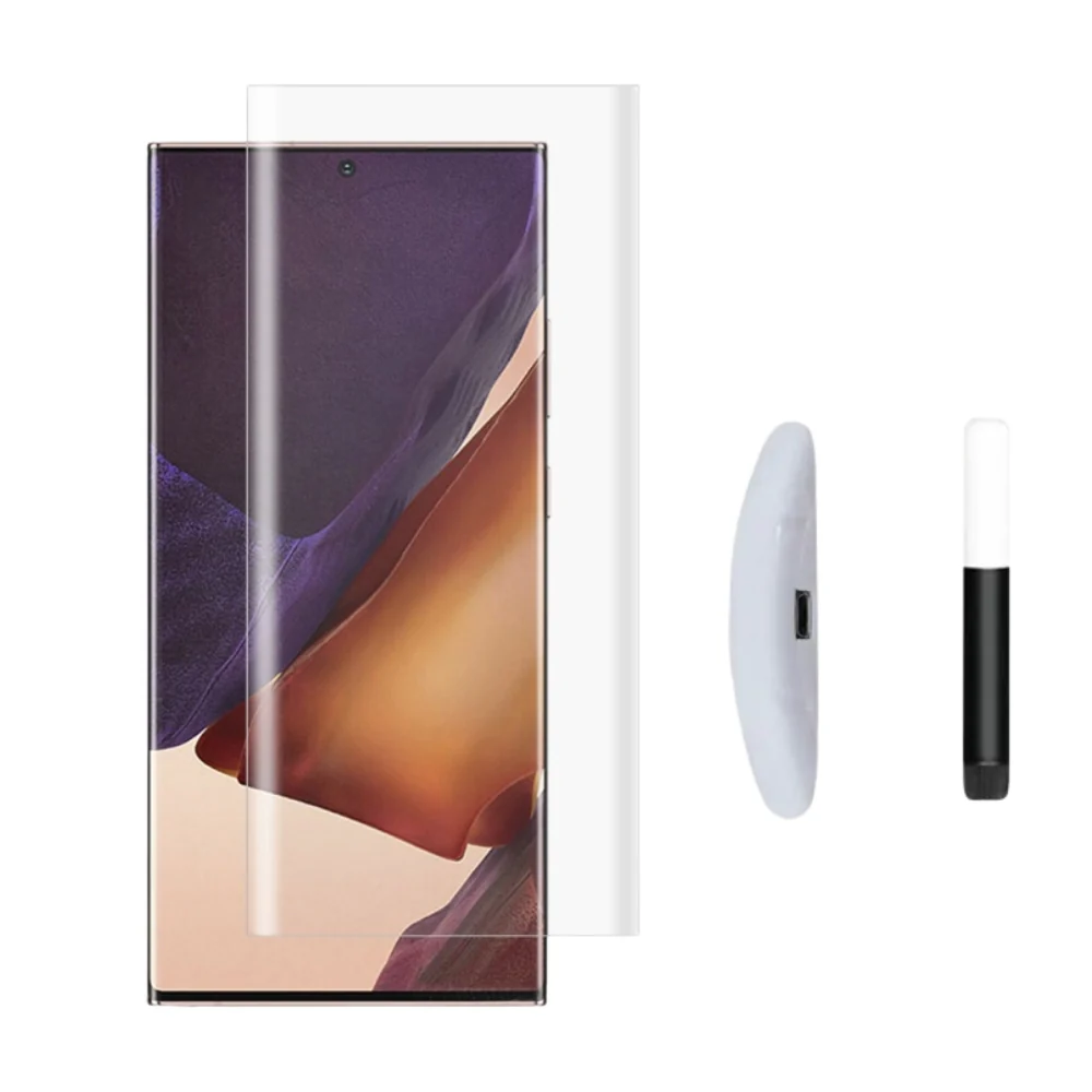 [UV Glue][HD] Samsung Galaxy Note 20 Ultra 4G (N985) / Note 20 Ultra 5G (N986) - UV Full Covered Curved 9H Tempered Glass Screen Protective Protector