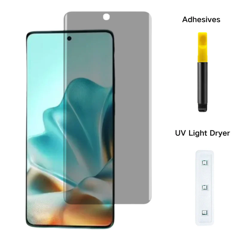 [UV Glue][Privacy] Motorola Moto Edge 60/Pro/Fusion - UV Full Covered Curved Anti-Spy 9H Tempered Glass Screen Protective Protector