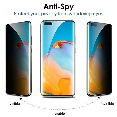 [UV Glue][Privacy] Motorola Moto Edge 60/Pro/Fusion - UV Full Covered Curved Anti-Spy 9H Tempered Glass Screen Protective Protector - Image 3