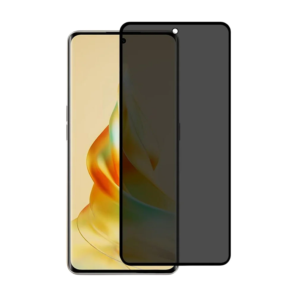 [UV Glue] [Privacy] OPPO Reno8 T 5G (CPH2505) - UV Full Covered Curved Anti-Spy 9H Tempered Glass Screen Protective Protector - Image 2