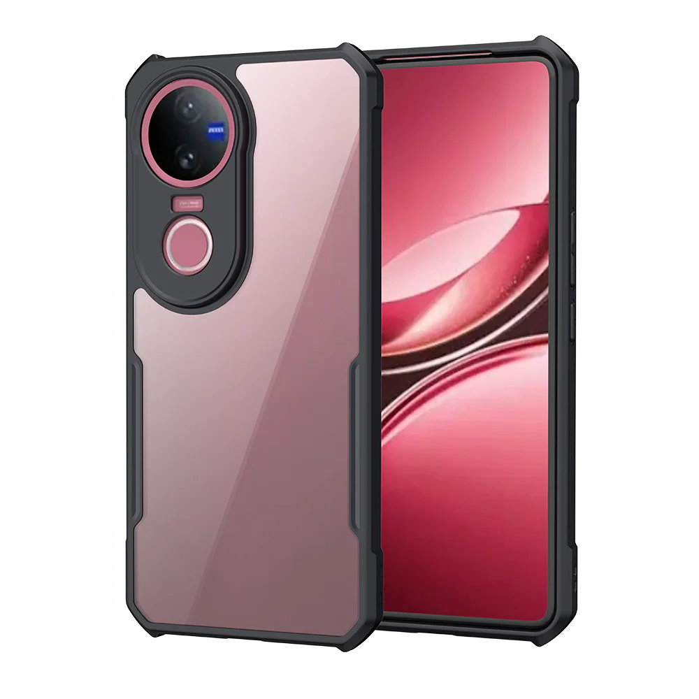 VIVO V50 & V50e & Lite- Shield Shockproof TPU+PC Clear Rugged Heavy Duty Case