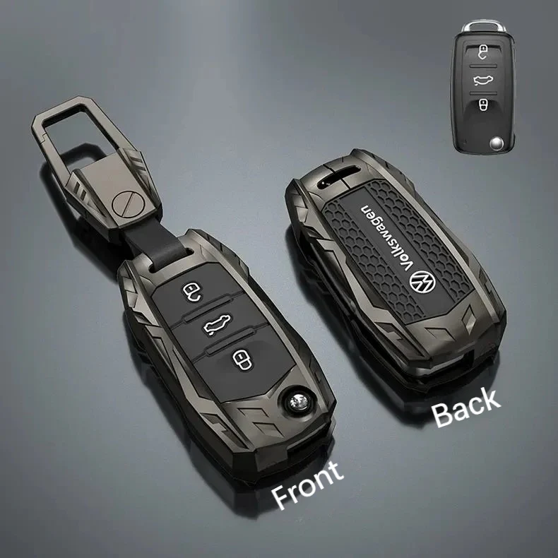 Volkswage Heavy-Duty Mecha Car Key Fob Case Cover For Golf 8, Golf 8 Pro, ID.3, ID.4 X, ID.6, Lamando L, Talagon, Tavendor, Teramont X - Image 10