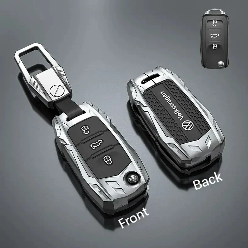 Volkswage Heavy-Duty Mecha Car Key Fob Case Cover For Golf 8, Golf 8 Pro, ID.3, ID.4 X, ID.6, Lamando L, Talagon, Tavendor, Teramont X - Image 11