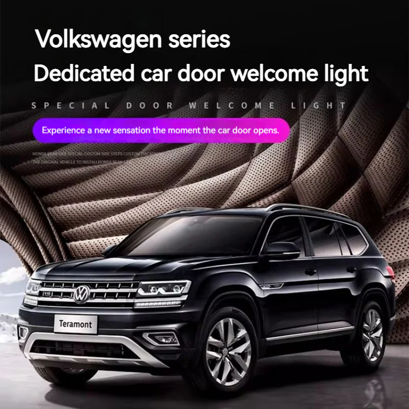 Volkswagen Custom Dedicated Car Door Welcome Lights & LED Projector for Passat, Touran, Magotan, Teramont, Touareg, Phideon, CC, Viloran - Image 2