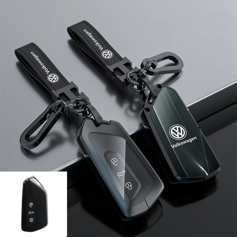 Volkswagen Zinc Alloy Car Key Fob Case Cover For Golf, ID.4, ID.6, Lavida, Sagitar, Viloran, Magotan, Lamando L, Tiguan, Tharu, Tayron, Gran Lavida, Talagon - Image 17
