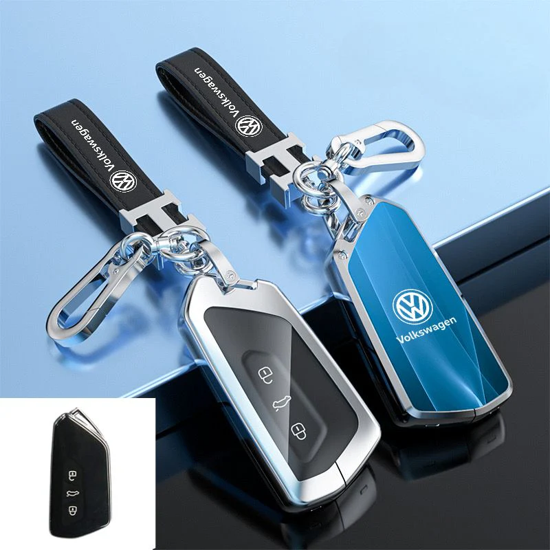 Volkswagen Zinc Alloy Car Key Fob Case Cover For Golf, ID.4, ID.6, Lavida, Sagitar, Viloran, Magotan, Lamando L, Tiguan, Tharu, Tayron, Gran Lavida, Talagon - Image 18