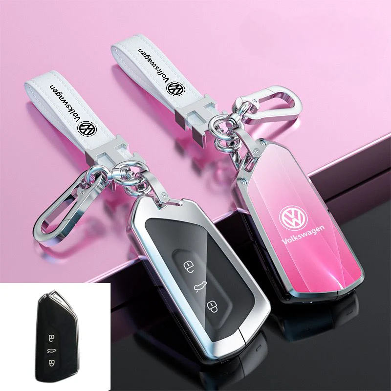Volkswagen Zinc Alloy Car Key Fob Case Cover For Golf, ID.4, ID.6, Lavida, Sagitar, Viloran, Magotan, Lamando L, Tiguan, Tharu, Tayron, Gran Lavida, Talagon - Image 19
