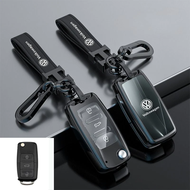 Volkswagen Zinc Alloy Car Key Fob Case Cover For Golf, ID.4, ID.6, Lavida, Sagitar, Viloran, Magotan, Lamando L, Tiguan, Tharu, Tayron, Gran Lavida, Talagon - Image 5