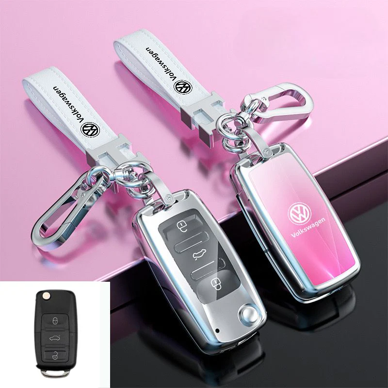 Volkswagen Zinc Alloy Car Key Fob Case Cover For Golf, ID.4, ID.6, Lavida, Sagitar, Viloran, Magotan, Lamando L, Tiguan, Tharu, Tayron, Gran Lavida, Talagon - Image 7