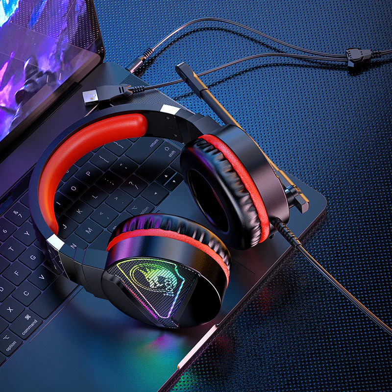 [W104] HOCO Wired Effect Light Gaming Earphone Earpod Headphone - Image 2