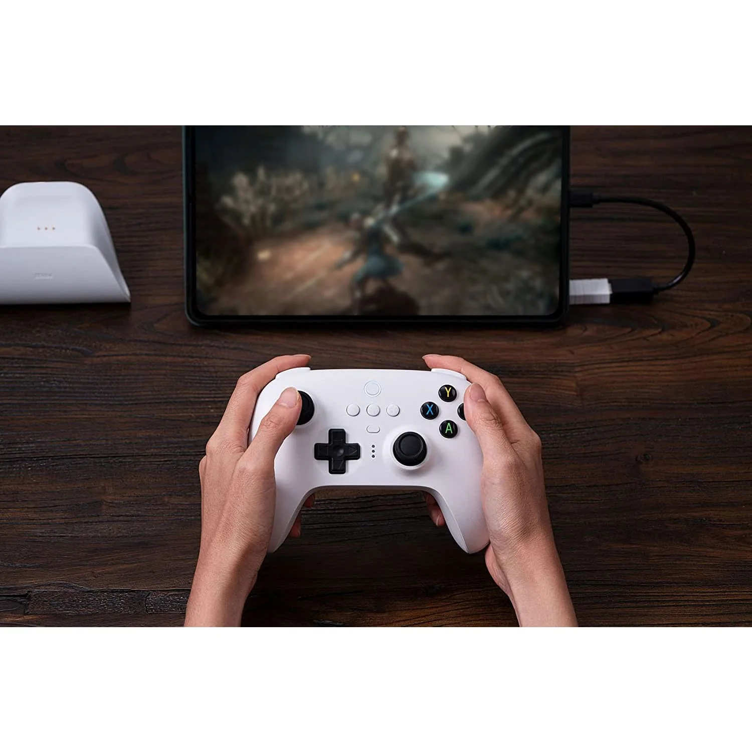 Windows PC/Android/Raspberry Pi Ultimate 2.4G Wireless Controller with Charging Dock - Image 9