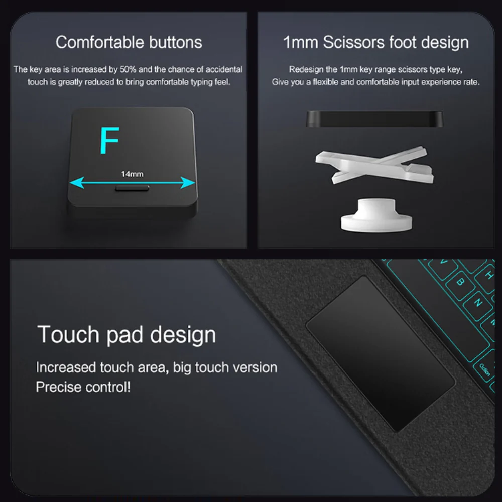 [With backlight] OnePlus Pad - Detachable Smart Keyboard Case - Image 11